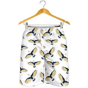Eagle Pattern Print Design 03 Men Shorts