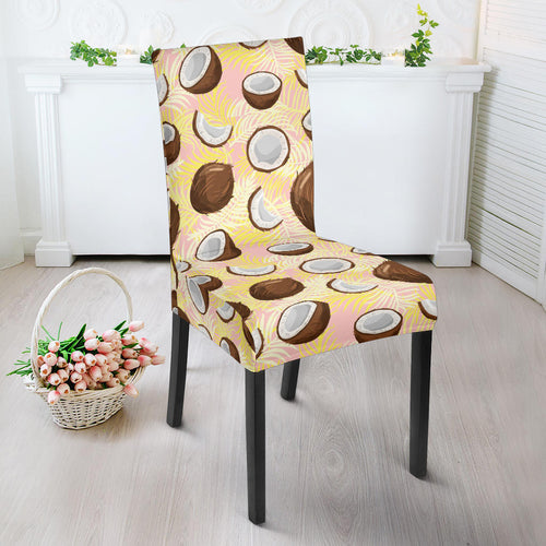 Coconut Pattern Print Design 05 Dining Chair Slipcover