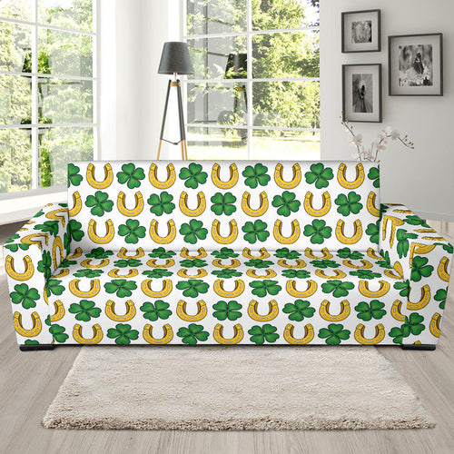 Horseshoes Pattern Print Design 04 Sofa Slipcover