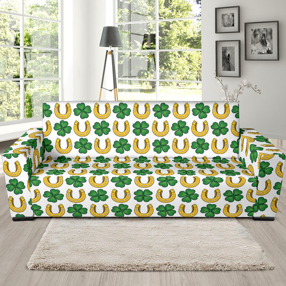Horseshoes Pattern Print Design 04 Sofa Slipcover