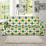 Horseshoes Pattern Print Design 04 Sofa Slipcover