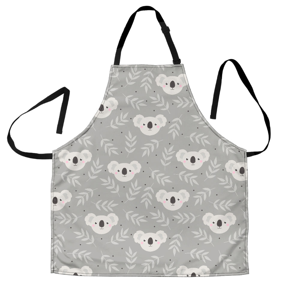 Cute Koala Leaves Pattern Adjustable Apron