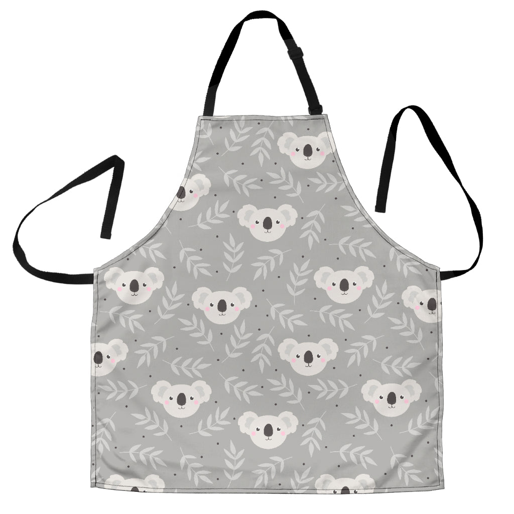 Cute Koala Leaves Pattern Adjustable Apron