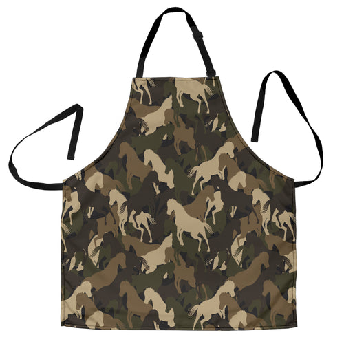 Horse Camo Camouflage Pattern Adjustable Apron