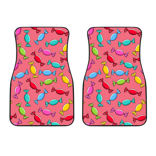 Colorful Wrapped Candy Pattern  Front Car Mats