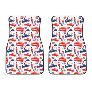 British Pattern Print Design 03 Front Car Mats