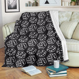 Dice Pattern Print Design 01 Premium Blanket