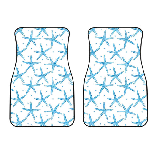 Watercolor Starfish Pattern Front Car Mats