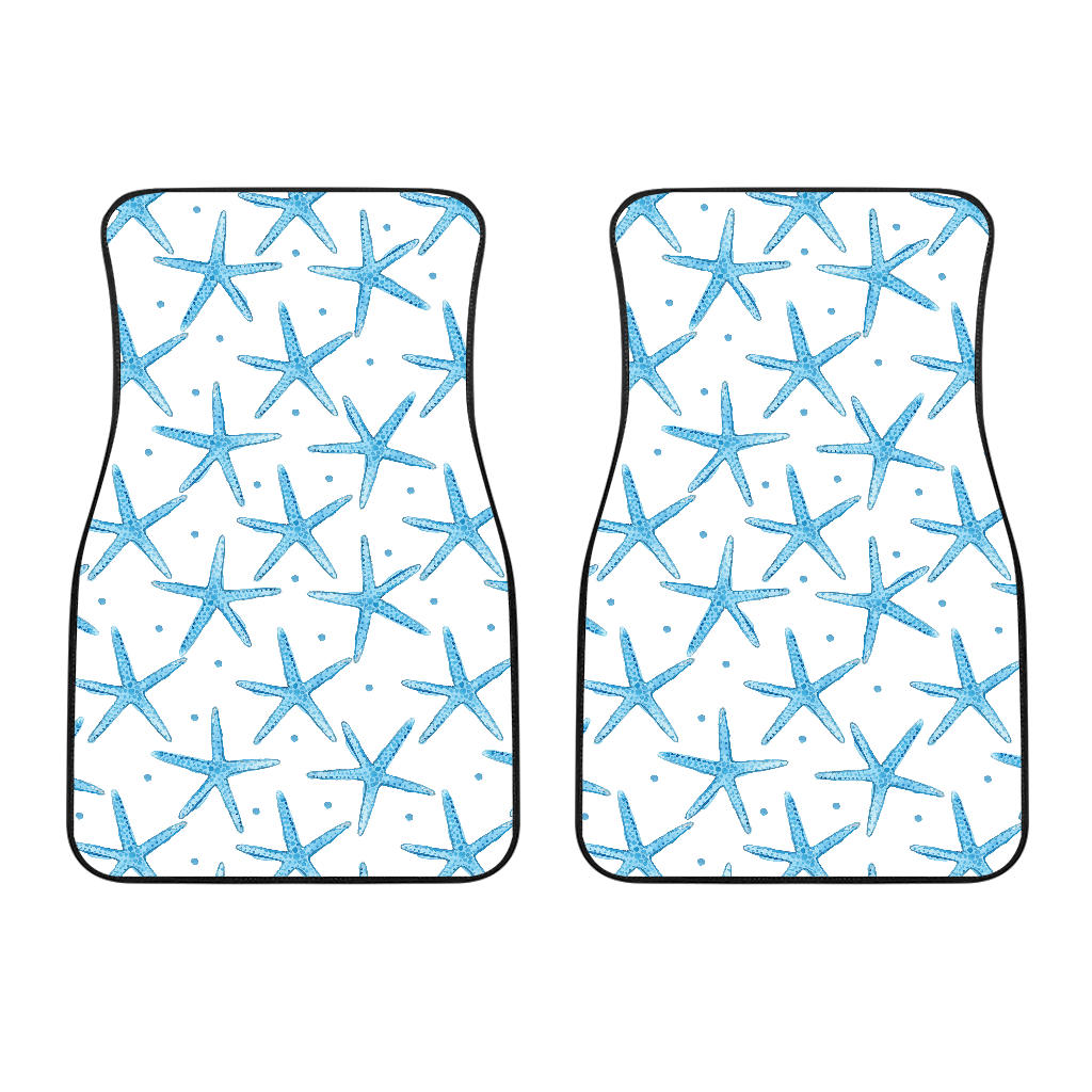Watercolor Starfish Pattern Front Car Mats