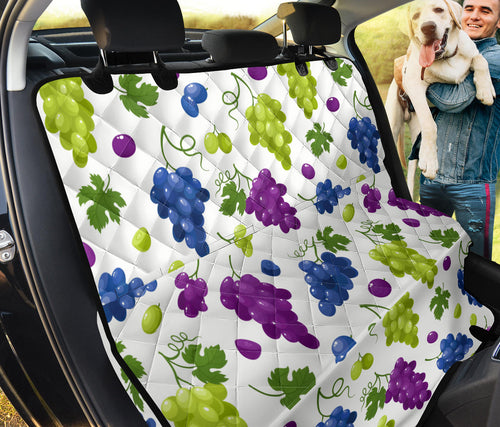 Grape Pattern Dog Car Seat Covers