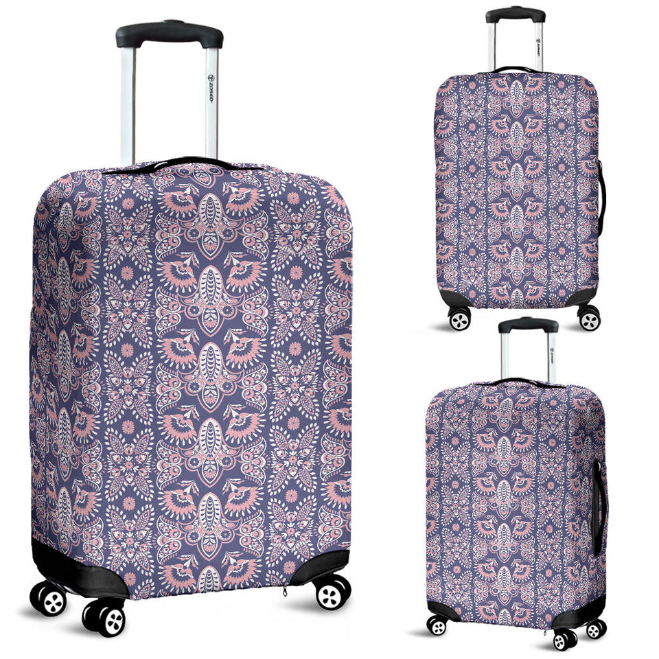 Indian Batik Style Pattern Luggage Covers