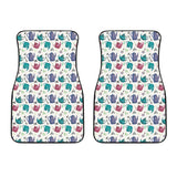 Tea pots Pattern Print Design 05 Front Car Mats