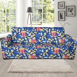 Popcorn Pattern Print Design 01  Sofa Slipcover