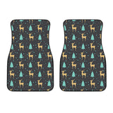 Deers Star Tree Pattern Front Car Mats