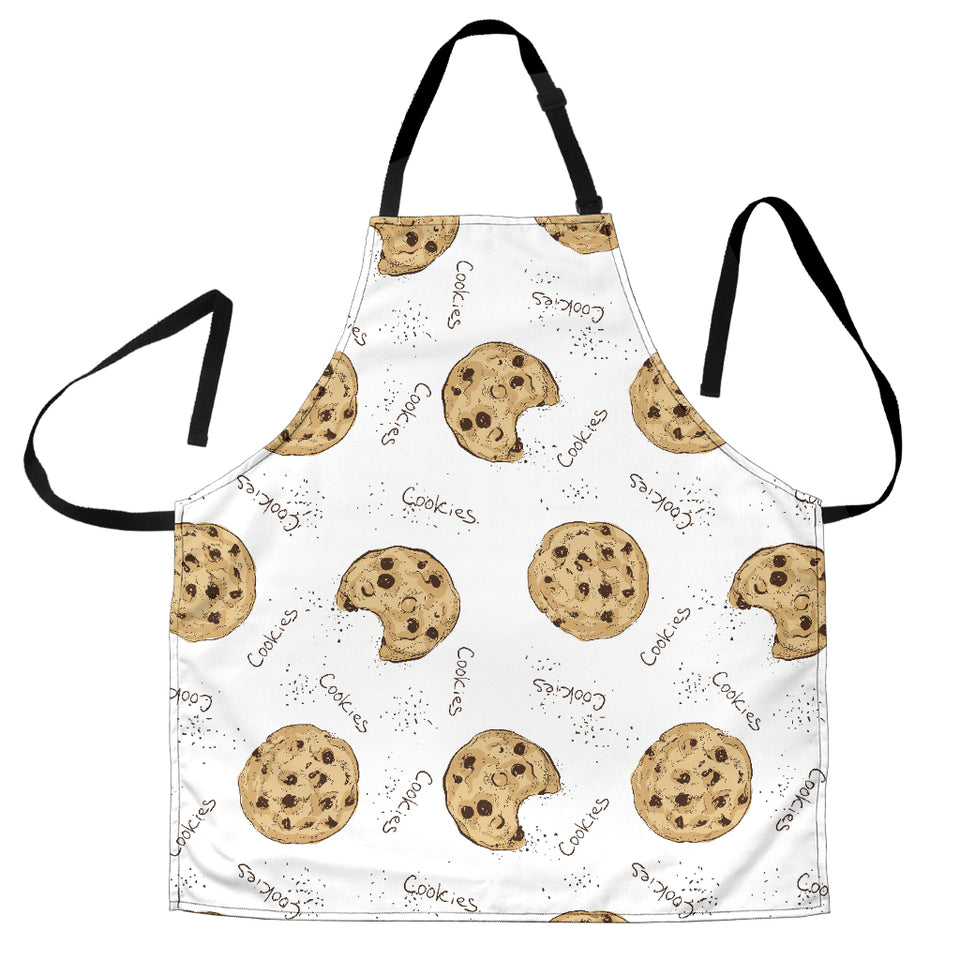 Sketch Style Cookie Pattern Adjustable Apron