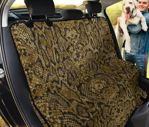 Snake Skin Pattern Dog Car Seat Covers