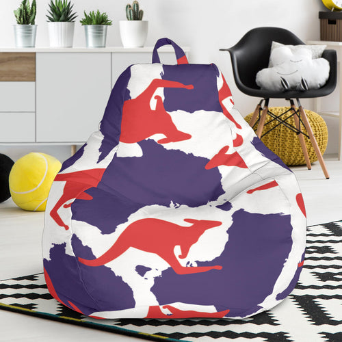 Kangaroo Australian Pattern Bean Bag Cover