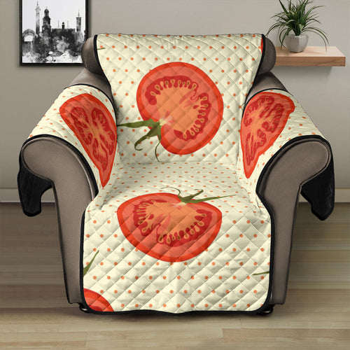 Tomato dot background Recliner Cover Protector