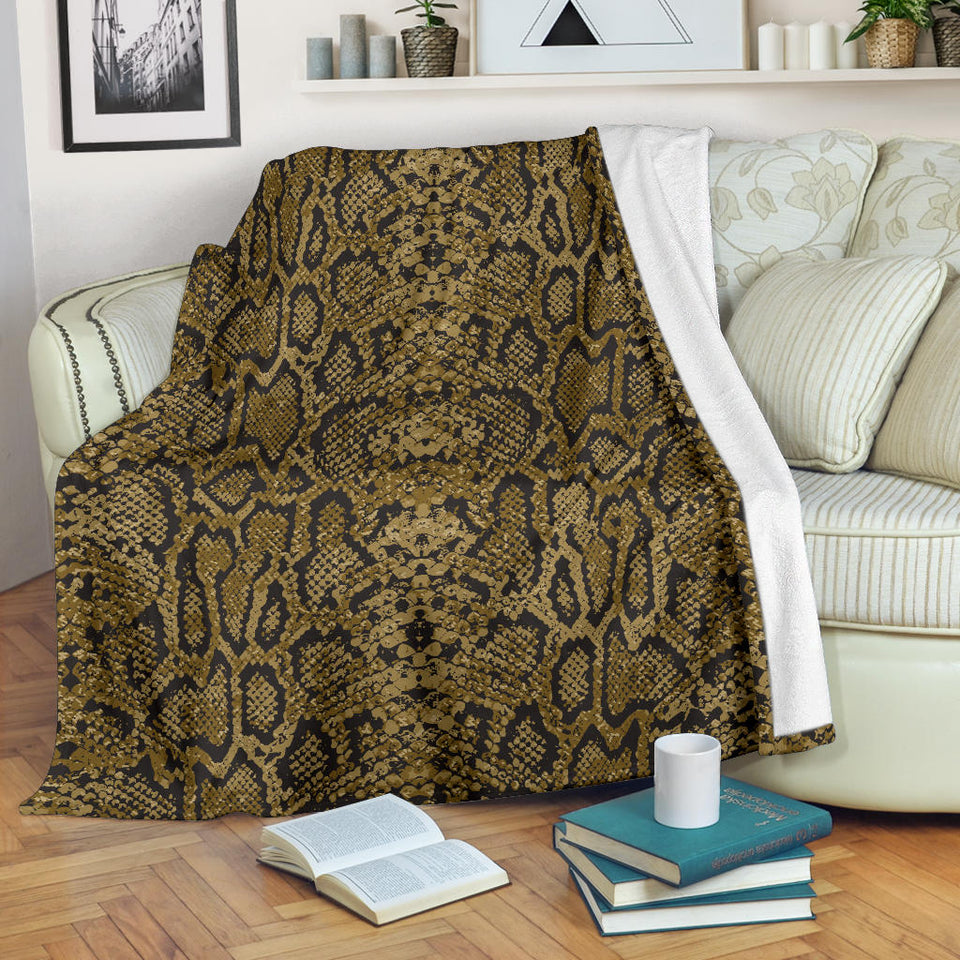 Snake Skin Pattern Premium Blanket