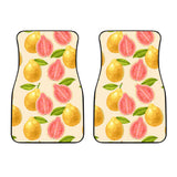 Beautiful Guava Pattern Front Car Mats