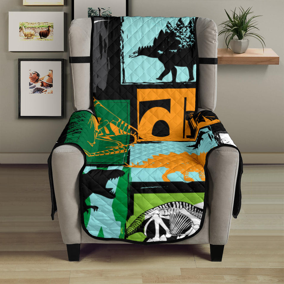 dinosaurs print pattern Chair Cover Protector