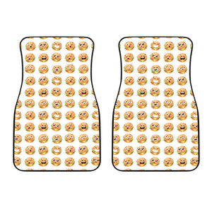 Hamburger Pattern Print Design 04 Front Car Mats