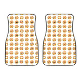 Hamburger Pattern Print Design 04 Front Car Mats