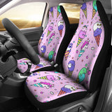 Cute Ice Cream Cone Animal Pattern Universal Fit Car Seat Covers