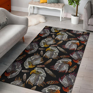 Eagle Pattern Print Design 05 Area Rug