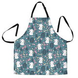 Cute Rabbit Pattern Adjustable Apron