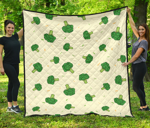 Broccoli Pattern Premium Quilt