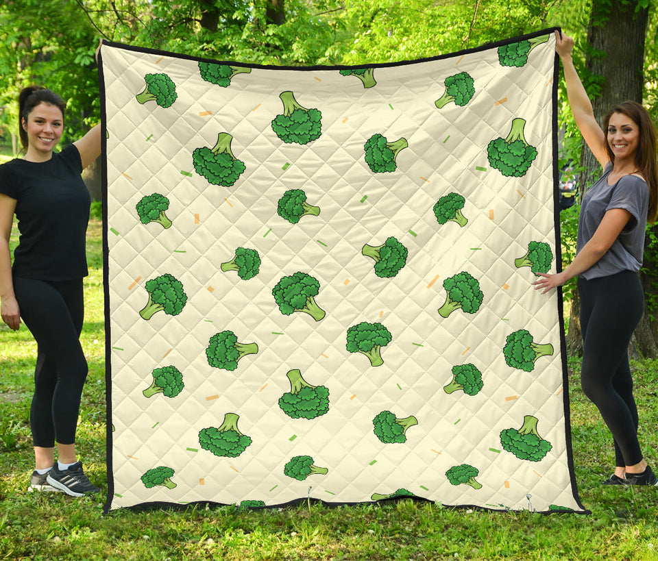 Broccoli Pattern Premium Quilt