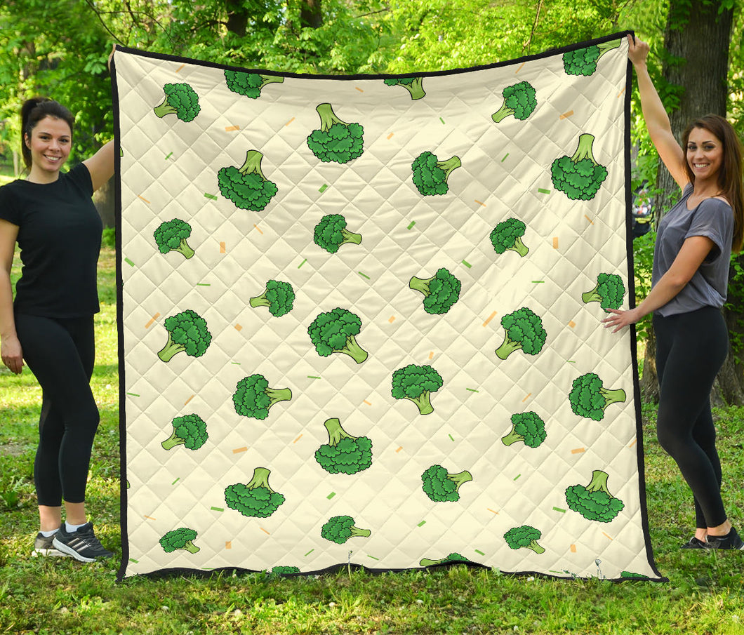 Broccoli Pattern Premium Quilt