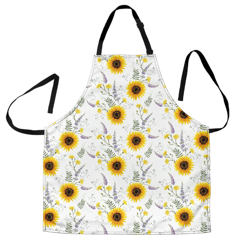 Beautiful Sunflowers Pattern Adjustable Apron