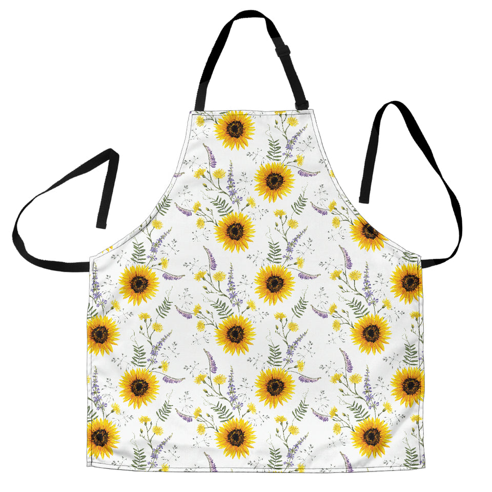 Beautiful Sunflowers Pattern Adjustable Apron