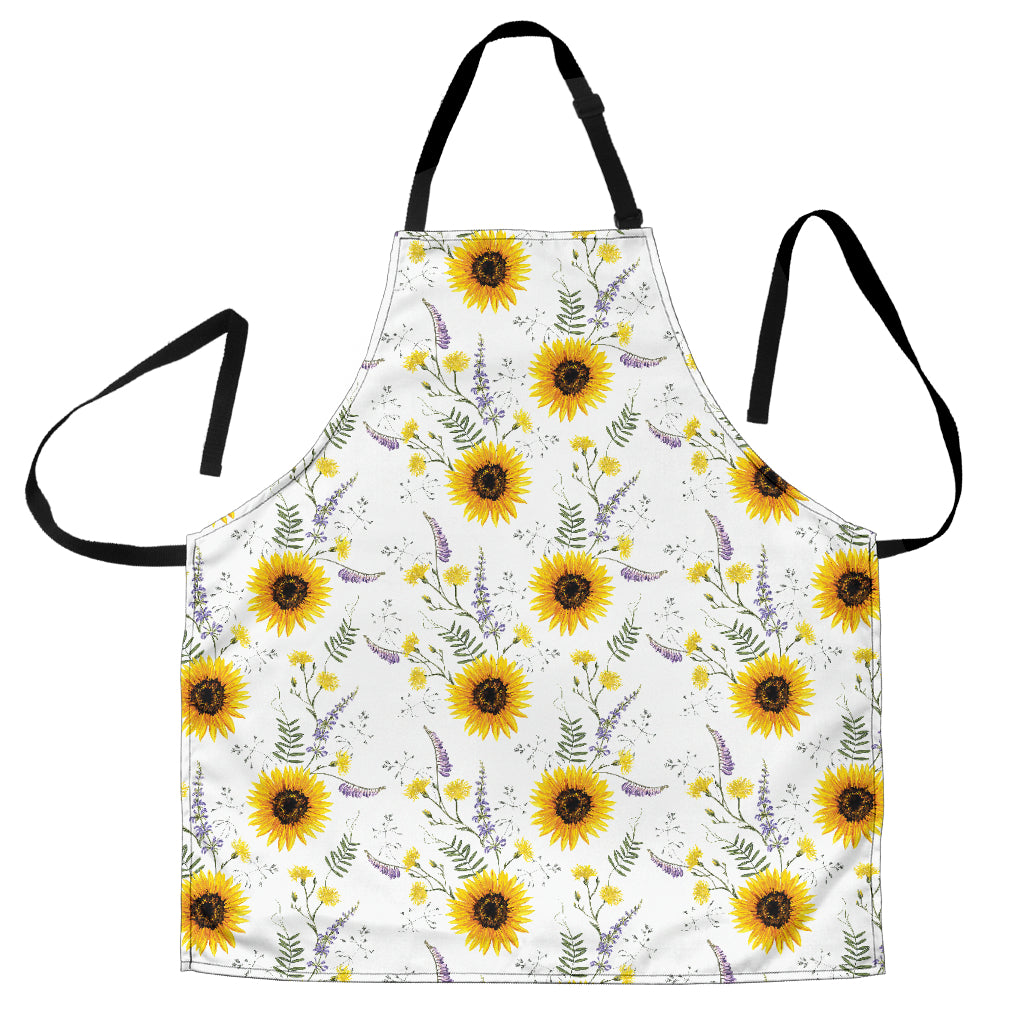 Beautiful Sunflowers Pattern Adjustable Apron
