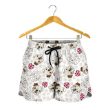 English Bulldog Pattern Print Design 01 Women Shorts