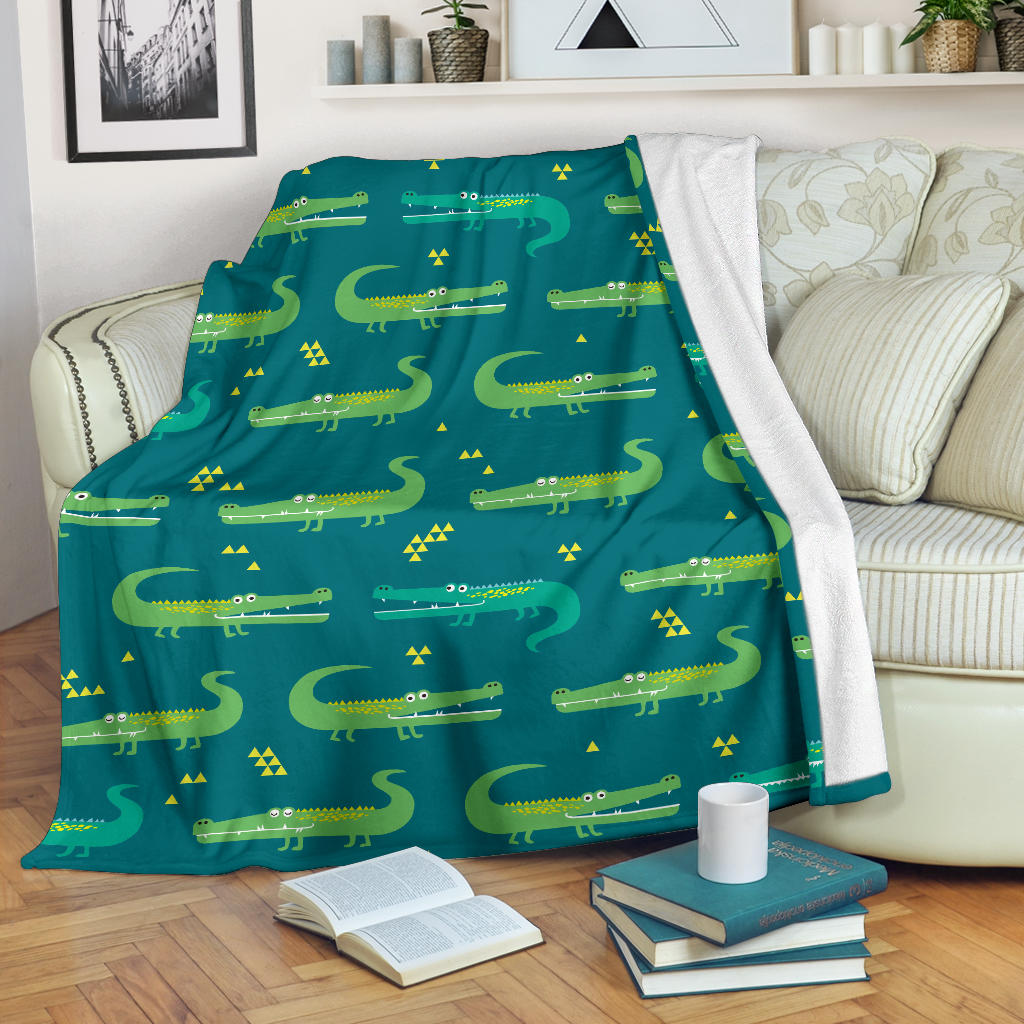Crocodile Pattern Premium Blanket