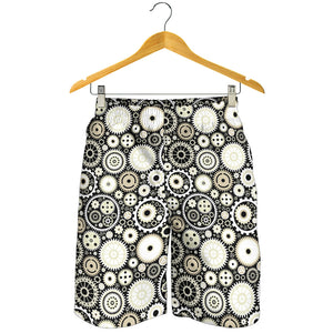 Gear Pattern Print Design 02 Men Shorts