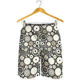 Gear Pattern Print Design 02 Men Shorts