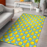 Duck Toy Pattern Print Design 03 Area Rug