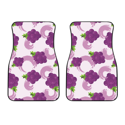 Cute Grape Pattern Front Car Mats
