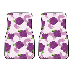 Cute Grape Pattern Front Car Mats