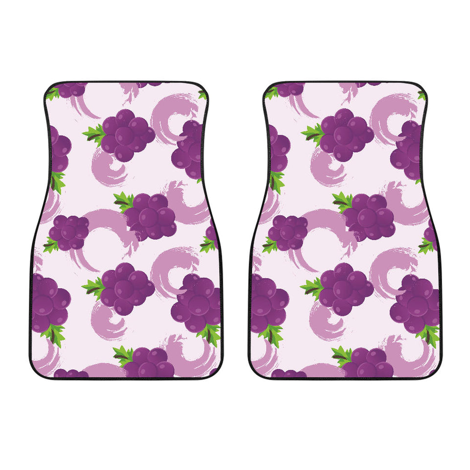 Cute Grape Pattern Front Car Mats
