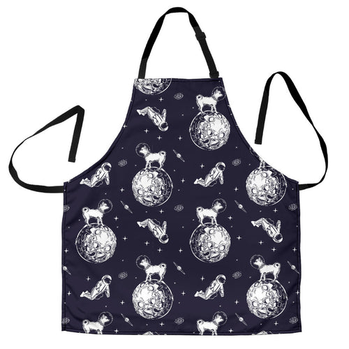 Chihuahua Space Helmet. Astronaut Pattern Adjustable Apron