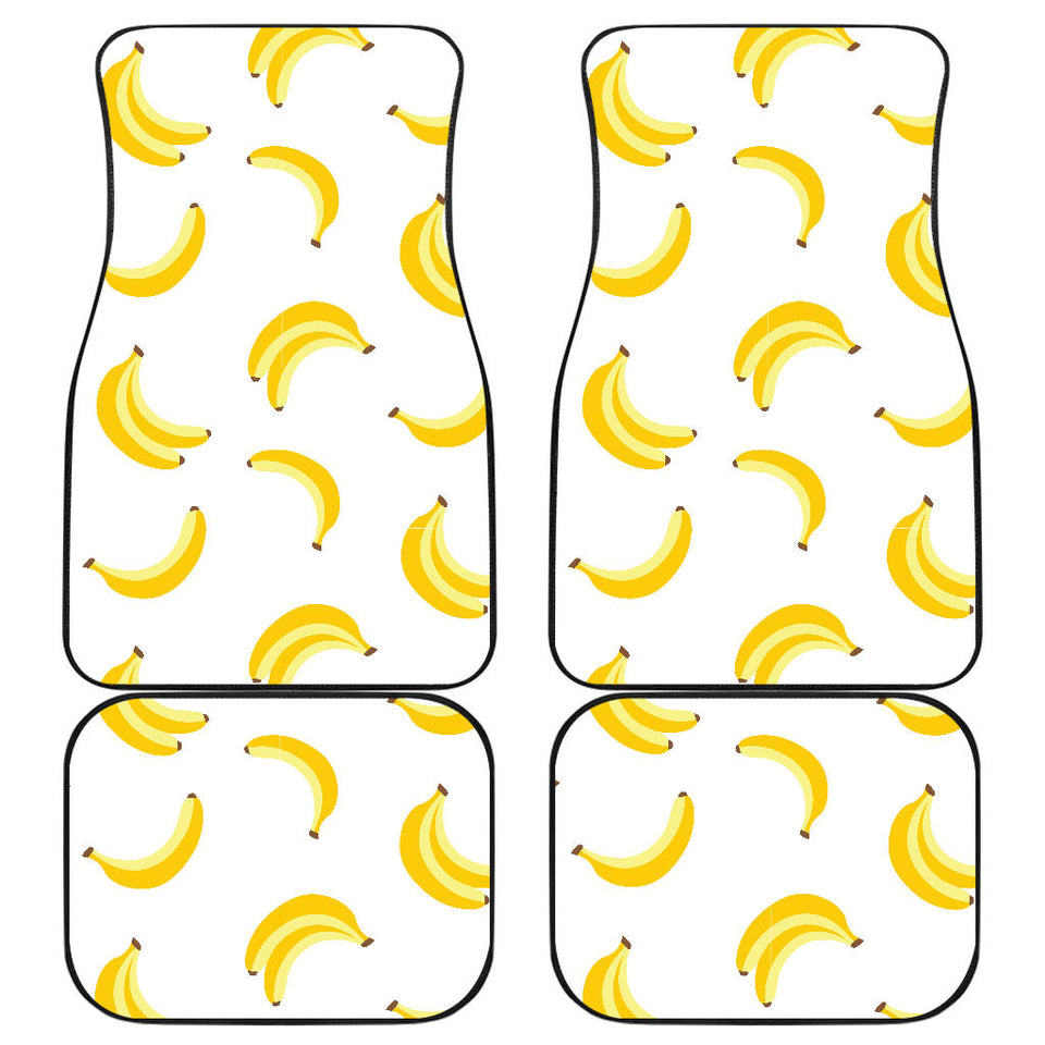 Banana Pattern Front And Back Car Mats