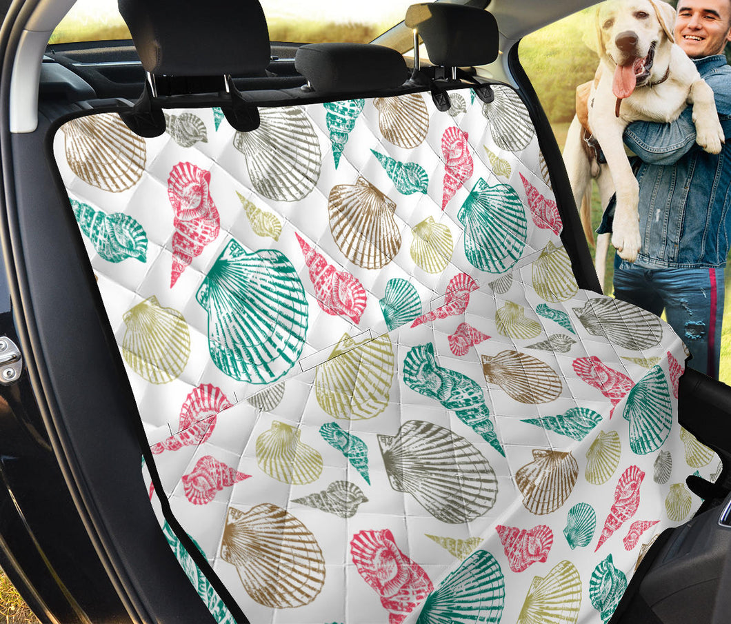 Colorful Shell Pattern Dog Car Seat Covers