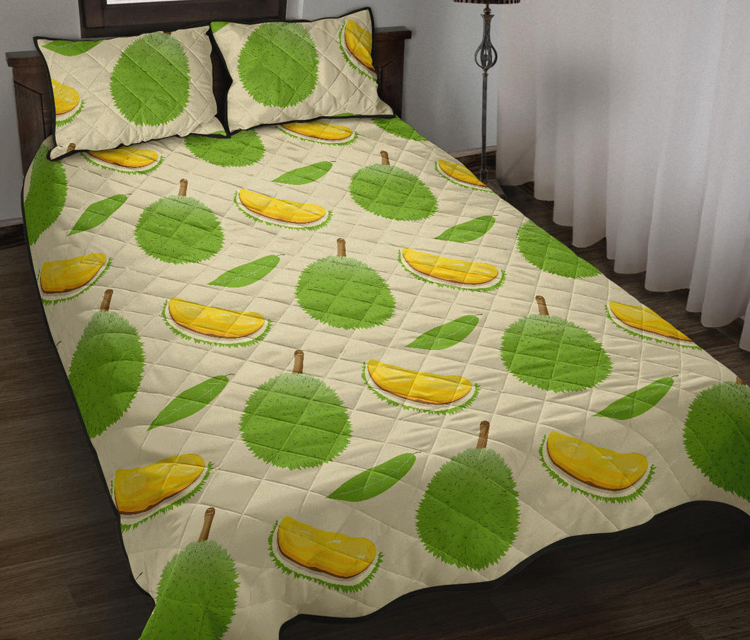 Durian pattern Quilt Bed Set