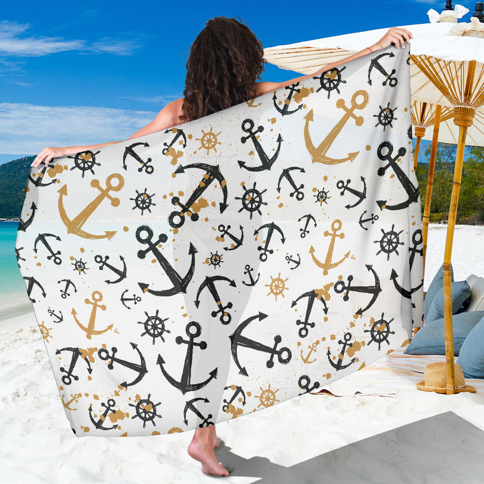 Anchors Rudders Pattern Sarong