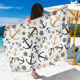 Anchors Rudders Pattern Sarong